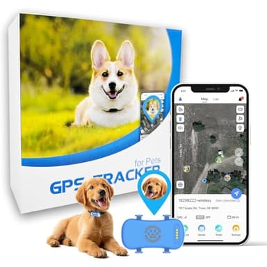 Traceur GPS pour Chien, 4G, localisation en Temps opportun, clôture virtuelle 100% étanche, localisation des Animaux domestiques, Dispositif de localisation pour Chats Qui s'échappent