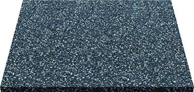 ID Mat Dalle Antivibratoire, 100% Caoutchouc recyclé, Noir, 60 x 60 cm, DALLEANTIVIB606