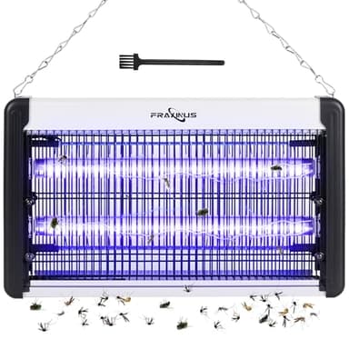fraxinus Lampe Anti Moustique 20W, Tue Mouche Eléctrique, UV Destructeur D' Insectes, Anti Moustiques Intérieur, Piège Insectes Volants Efficace Portée 50-120m².