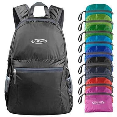 G4Free Sac à Dos Petit 20L Pliable Ultra-Léger Imperméable pour Camping Randonnée Vélo Homme Femme
