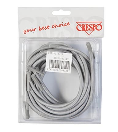 Crespo - Elastiques - Chaise Relax - 2x Courte 2x Longue - Gris