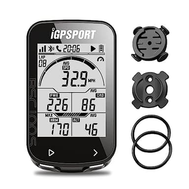 iGPSPORT BSC100S Compteur Velo sans Fil, Écran 2,6'' Autonomie de 40h Enregistrement Intelligent 40 Données Sportives Bluetooth Ant+, IPX7 Compteur Velo GPS