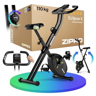 ZIPRO Velo D Appartement Vélo D'appartement Pliable Elliptique Cardio-training Home Trainer Connecté Pliant Cardio Biking Interieur Magnétique Professionnel Silencieux Adulte - Eclipse X