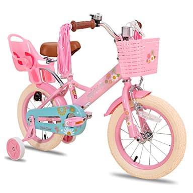 JOYSTAR Little Daisy 16 Pouces vélo Enfant pour Les Filles de 4 à 7 Ans, Rose