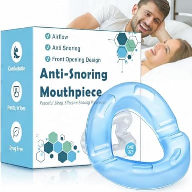 AIOUTGOGO Orthèse Anti Ronflement Efficace Puissant-Gouttière Dispositifs Anti-Ronflement,Appareil Anti-Ronflement Unisexe, Réduit les Ronflements et Améliore le Sommeil