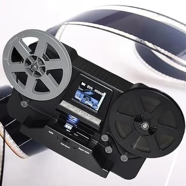 PixCy Scanner Film 8 Mm,Diapositive D'appareil Photo,Scanner Négatif, Scanner Film,Convertit Convertisseur Numériseur Films 8 Mm Et Super8,Partage Et économie sur Carte SD