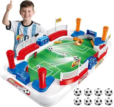 Babyfoot Enfant – Mini Baby Foot Table Football Jouet Garçon 5 6 7 8 12 Ans, Jeu Enfant 6 Ans, Jouet Babyfoot Cadeau Noël & Anniversaire Famille Amis