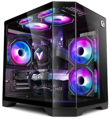 VIBOX IV-580 PC Gamer • AMD Ryzen 7 5700X 4,6 GHz • Nvidia RTX 5060 8 Go • 16 Go RAM • 1 to SSD • Windows 11 • WiFi