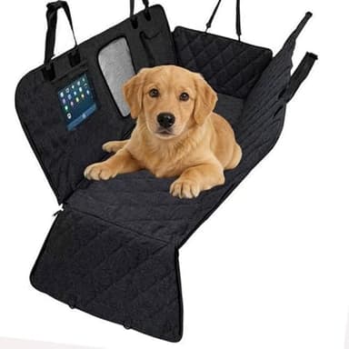 ONEMAJI Protection Voiture Chien pour Audi A3 Limousine 4 (IV) 8Y I 2020-2024,Housse Siège Voiture Chien Protection Imperméable,Le Meilleur Compagnon de Voyage,Black