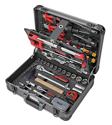 KS Tools 922.0731 Caisse A Outil Complete 131 pièces Malette Outils avec tournevis douilles et accessoires Caisse A Outil professionnel garantie à vie