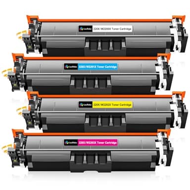 LeciRoba 220X pour Toner HP W2200X pour imprimante HP Color LaserJet Pro MFP 4302dw 4302fdw 4302fdn Color LaserJet Pro 4202dw 4202dn (avec Puce, Lot de 4)