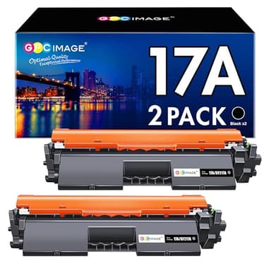GPC IMAGE CF217A 17A Lot de 2 Toners compatibles avec HP 17A pour HP Laserjet Pro MFP M130nw Toner pour Laserjet Pro MFP M130fw Toner M102w M102a M130 M130a M130fn Noir