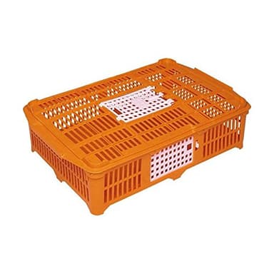 COPELE 70752 Cage Plastique Transport perdices, Orange