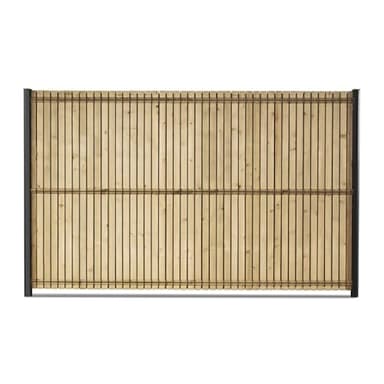 EASY CLOTURE Kit Occultation lamelles Bois Sapin pour Panneau Rigide Maille 55 H 1m73 L 2m50 EP 8mm - pour Clôture Jardin Brise-Vue