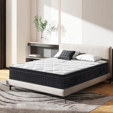 Confortil Matelas 140x200 Matelas en Mousse 2 Personnes, Fermeté Moyenne, Agréable pour la Peau et Respirant, 22 cm d'épaisseur (Matelas 140x200x22cm)