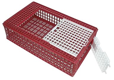 KERBL Cage de Transport en Plastique avec Porte Frontale/Coulissant pour Élevage/Agriculture