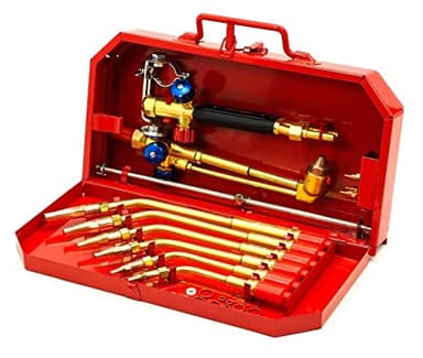 Perun Chalumeau à oxygène acétylène Kit de soudage et de coupe, soudure