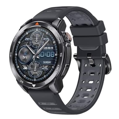 Mibro GS Pro2 Montre Connectée Homme Sport 1,43" AMOLED, avec GPS pour Running/Randonnée, Spécialisé dans Le Style Padel, 150 Modes Sportifs, Appel Bluetooth, Autonomie 20J (Gris Foncé)