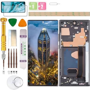 Gadget Troops Kit de remplacement d'écran LCD pour Samsung Galaxy Note20 Ultra 5G (Note 20 Ultra) SM-N986B/DS, N986U, N986U1, SN986W, N986N, SC-53A (Noir)