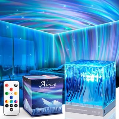 PIKOY Projecteur Ciel Etoile 18 Couleurs Lumiere Ambiance avec Télécommande Veilleuse Enfant Lampe Led Chambre Decoration Chambre Lampe a Lave Sunset Lamp Cadeau Fete des Meres Cadeau Femme,Fille