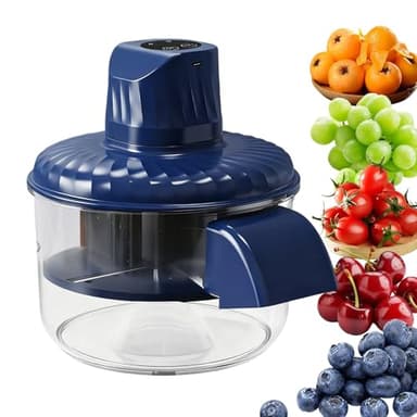 Éplucheur Automatique 24x24x18cm Eplucheur Légumes Electrique Machine De Pelage De Raisin Épluche-ur Automatique Rechargeable Éplucheu-r De Cuisine Sans Fil Pour Les Raisins, Cerises, L'ail