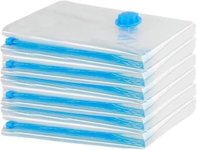 ZWMYF - Sac sous vide vetement aspirateur 6x Taille S (60x40cm) - Voyages réutilisables pour matelas,Vêtements Sac rangement sous vide