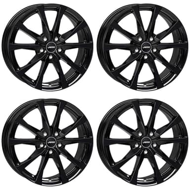 4x jantes en aluminium Autec BRIXEN 7.0x17 ET51 5x100 Schwarz