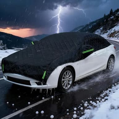 Bache Voiture Exterieur Anti Grele pour Mercedes SLK 200 R171 R172, Bache Anti Grele Voiture, Housse De Protection Exterieur,Toutes Saisons Imperméable Respirante-g198