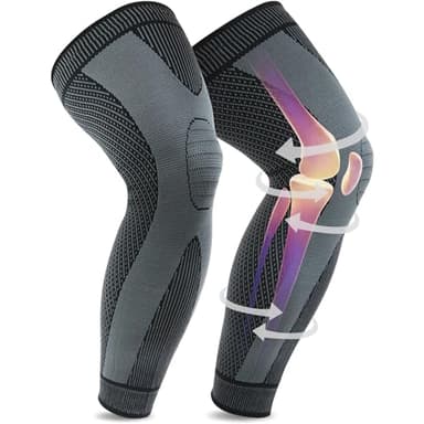 beister Genouillères Sport Hommes & Femmes Attelle Genou, Respirantes Antidérapantes Élastique Compression Genouilleres Médicales pour Mouvement, La course, Déchirure du Ménisque, Arthrite