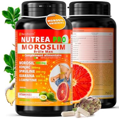 MOROSIL™ 600mg | Bruleur de graisse puissant | Morosil perte de poids rapide et efficace | Brule graisse et coupe faim | 100 gelule minceur puissante | minceur perte de poids rapidement