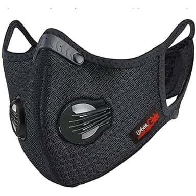 UrbanGlide Masque Noir – Protection respiratoire filtrante pour déplacements urbains