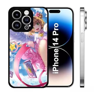 Générique Coque pour iphone 14 Pro - Card Captor Sakura - Silicone - Noir