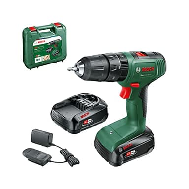 Bosch Perceuse-visseuse à percussion sans fil EasyImpact 18V-40 (2 batteries 2,0 Ah, système 18 V, dans coffret de transport)